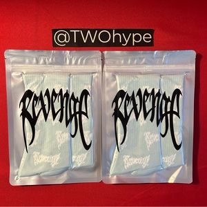 Revenge ‘Baby Blue All Over Logo’ Socks (2 Packs)